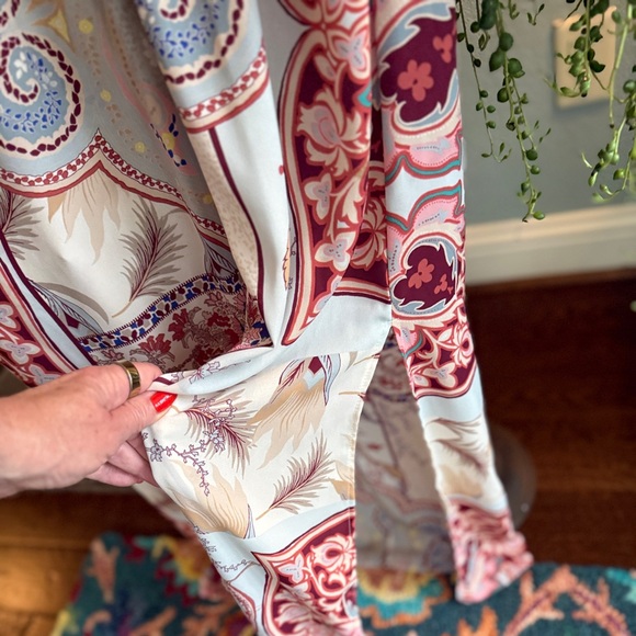 Bohemian Paisley Slip On Maxi Dress - Picture 4 of 13